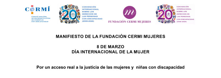 El CERMI CyL exige una justicia accesible y sin prejuicios para las mujeres y niñas con discapacidad en el 8M